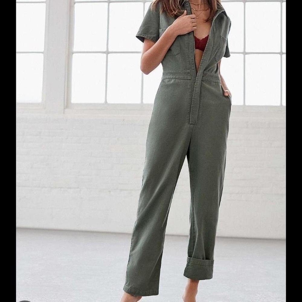 Urban Outfitters Olive Green Jumpsuit